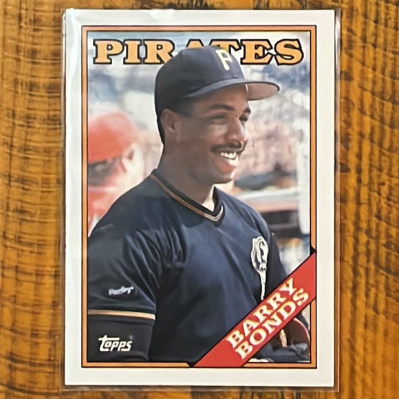 2 ULTRA RARE 1988 Topps Barry Bonds #450 baseball cards with multiple ERRORS - Picture 3 of 16